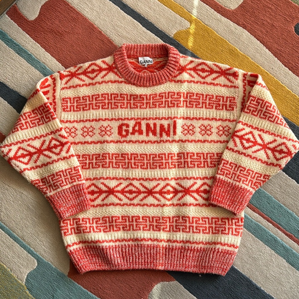 Ganni 100% Wool Sweater